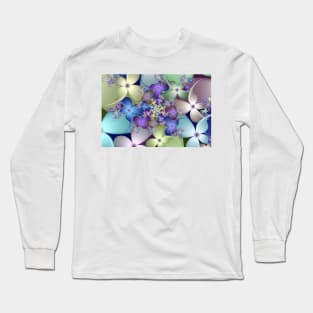 Spiral of Spring Flowers Long Sleeve T-Shirt